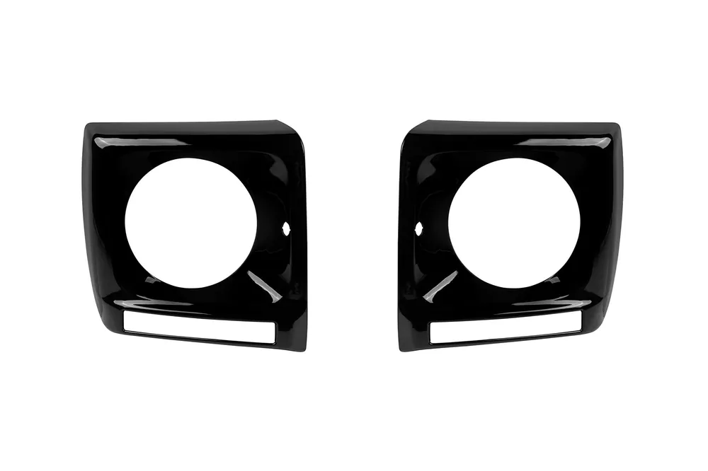 Cumpărături sigure Capace negre potrivite pentru lumini de zi pentru Mercedes G-Class W463 1989-2012