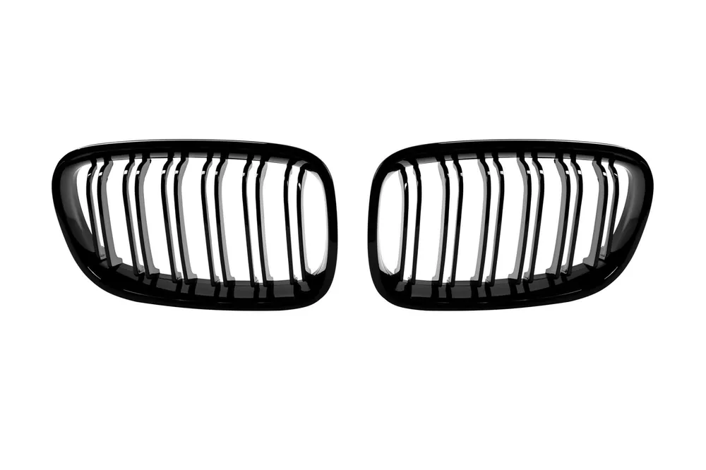 Ofertă specială Răcitori cu fante duble potrivite pentru BMW Seria 1 F20 2012-2014 cu 5 uși, lac negru