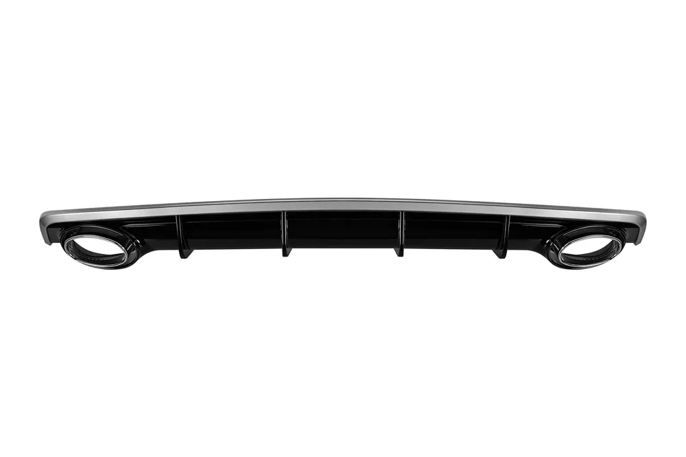 Cel mai bun preț Difuzor tip RS7 cu capete cromate potrivit pentru bara spate standard a Audi A7 Sportback 2015-2017 -O–O-