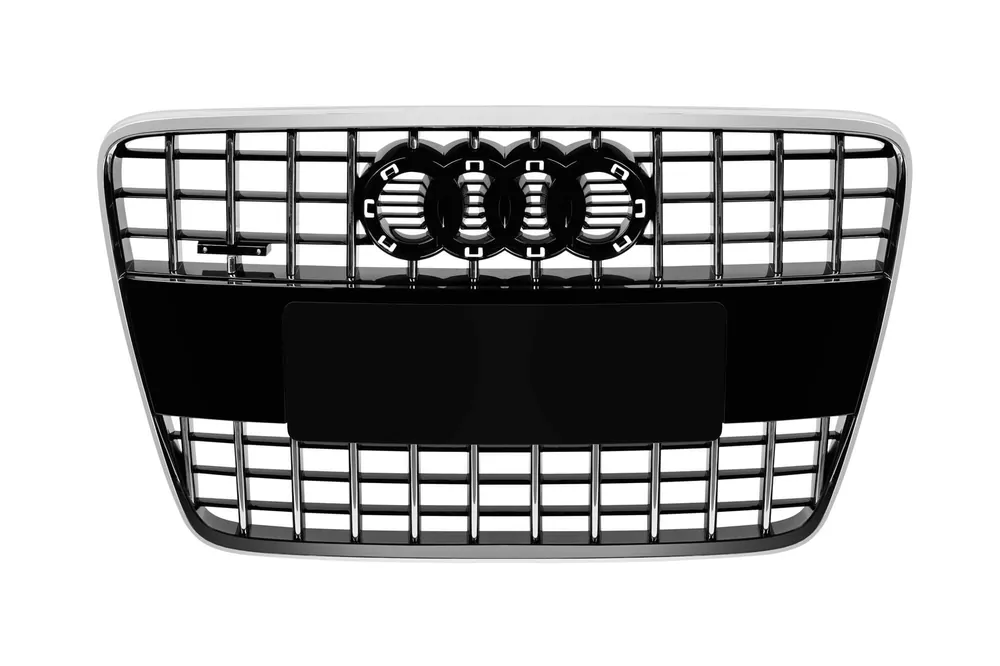 Livrare rapidă Grilă tip SQ7 crom/neagră potrivită pentru Audi Q7 2005-2015