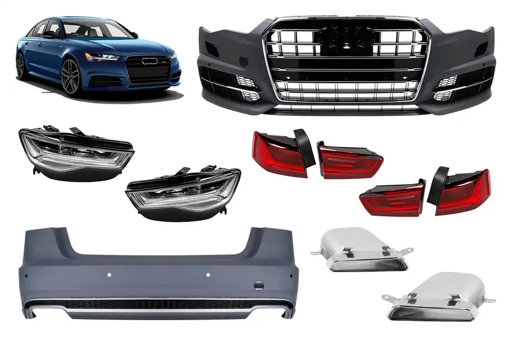 Plată sigură Pachet de tuning potrivit pentru Audi A6 2011-2014 conversie la A6 2015-2016