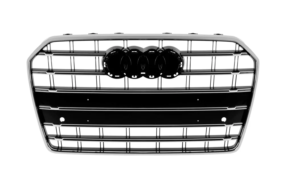 Preț mic Grilă tip S6 crom/neagră potrivită pentru Audi A6 2015-2018