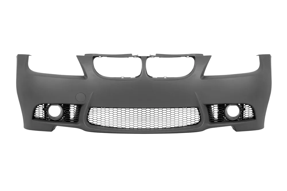 Plată sigură Bara frontală 3M potrivită pentru BMW Seria 3 E90 Sedan, E91 Touring 2009-2011, cu PDC, fără găuri pentru spălarea farurilor