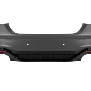 Bara spate RS5 potrivită pentru Audi A5 Sportback, Coupe, Cabrio 2020-2024 cu ieșiri de evacuare negre Bestseller