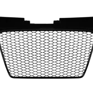 Calitate înaltă Grilaj Gloss Black stil RS, potrivit pentru Audi TT Coupe, Convertible 2008-2015 fără bază de emblemă