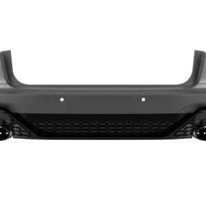 Ultima șansă Bara spate RS6 2021 potrivită pentru Audi A6 Avant, Allroad 2015-2018 cu ieșiri de evacuare negre