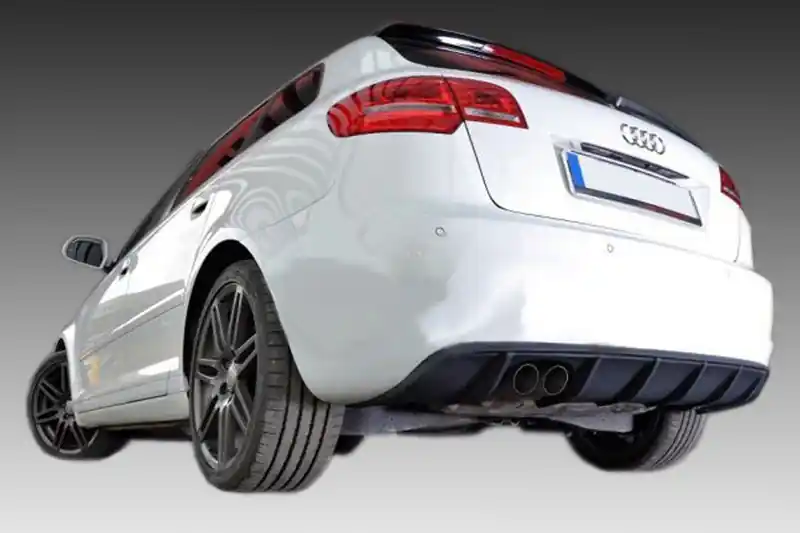 Difuzor Motordrome Design potrivit pentru bara spate Audi A3 8P Sportback 2008-2012 Disponibil imediat