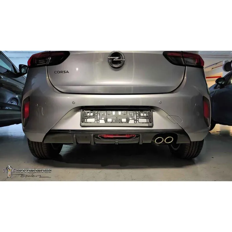 Difuzor Motordrome Design potrivit pentru bara spate GS-Line pe Opel Corsa F după 2019 Ofertă de sezon