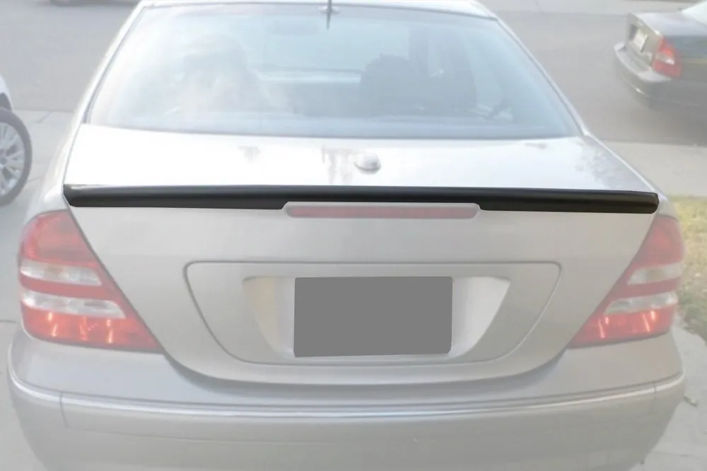 Reducere Spoiler tip A Design pentru portbagaj, potrivit pentru Mercedes C-Class W203 2000-2006, negru