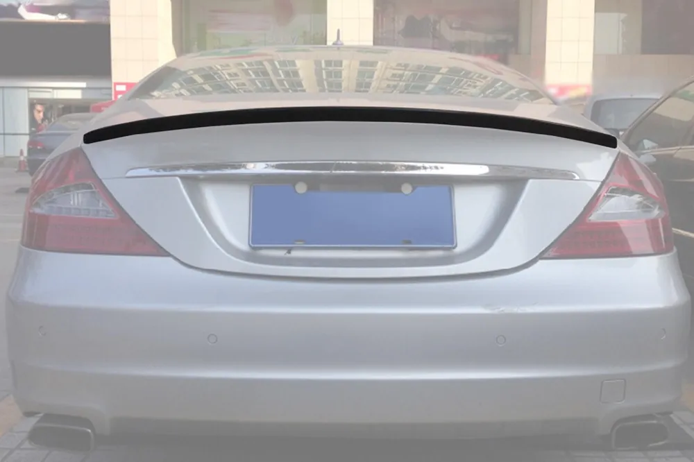 Spoiler tip A Design pentru portbagaj, potrivit pentru Mercedes CLS C219 2004-2010, negru Nu rata