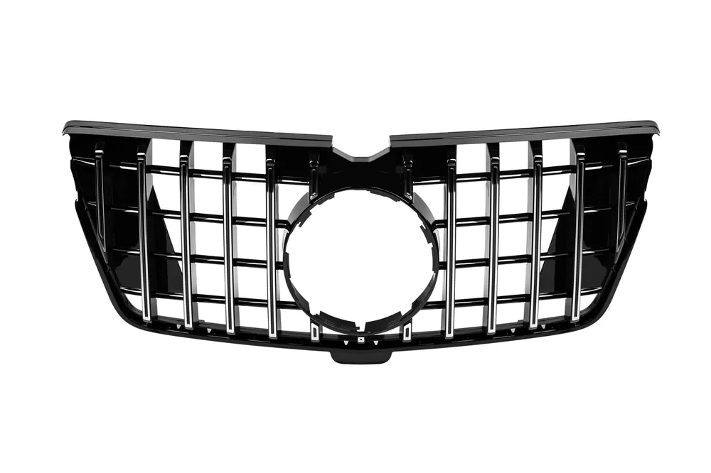 Grilă tip GT crom/neagră, potrivită pentru Mercedes GL X164 2010-2012, potrivită pentru bara frontală A Design-Line Cumpără online