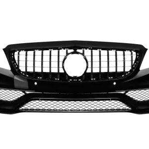 Bara frontală A Design potrivită pentru Mercedes CLS W218 2015-2018 cu grilă GT crom/negru și elemente din lac negru Ieftin