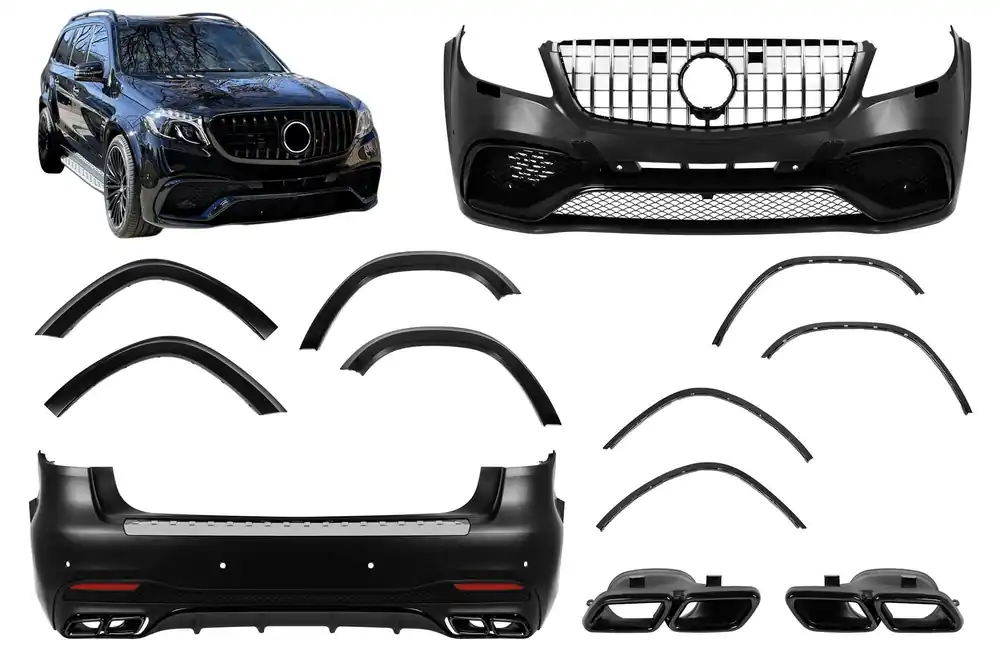 Pachet de tuning tip 63 potrivit pentru Mercedes GL X166 2012-2015 conversie la GLS X166 2015-2018 Discount