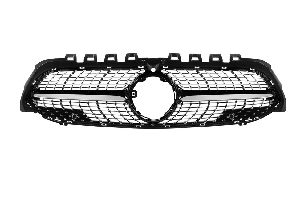 Comandă acum Grilaj crom/negru cu diamant, potrivit pentru Mercedes A class W177 2018-2022