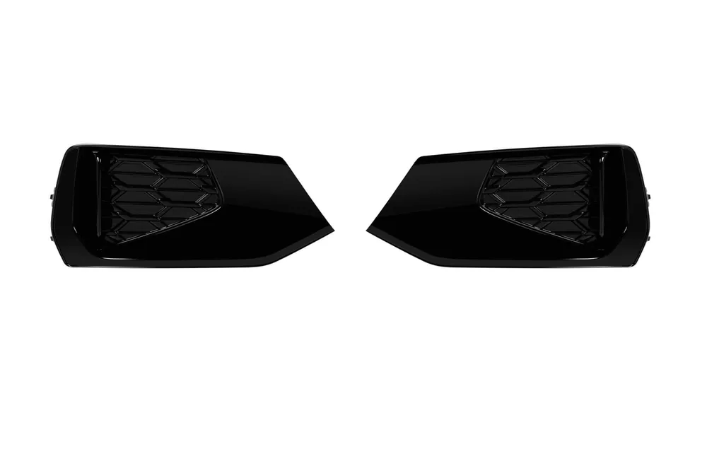Mai ieftin Grile laterale pentru bara de protecție față negru lucios, potrivite pentru Audi A7 2018-2023