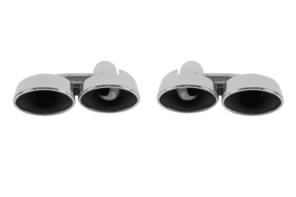 Kit de capace de evacuare cromate tip 63 H potrivit pentru Mercedes C-class W204, S204 2008-2014 Popular