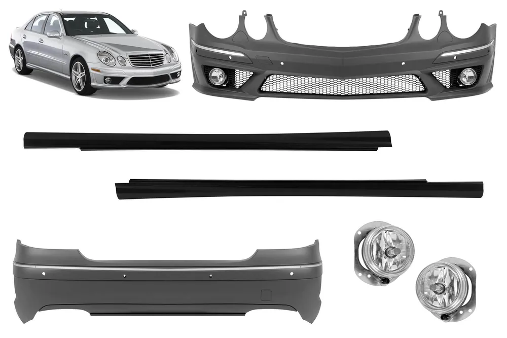 Pachet de tuning design 63 A potrivit pentru Mercedes E-Class W211 Sedan 2006-2009 Reduceri