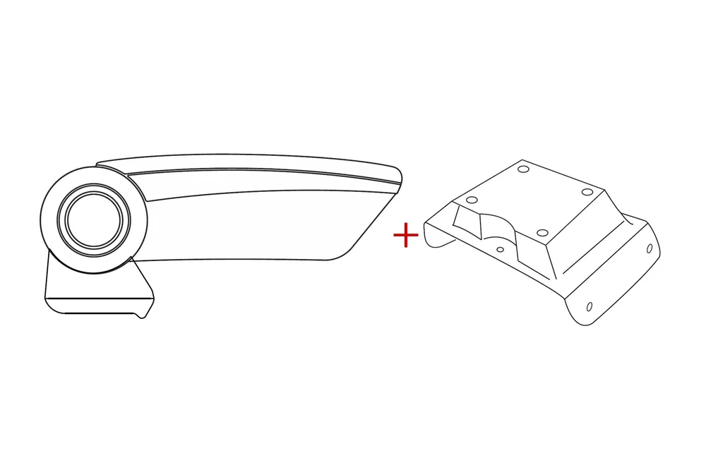 Ofertă limitată Rati cotiera model Armster 3 cu piele eco neagră potrivită pentru Opel Zafira B 2005-2007