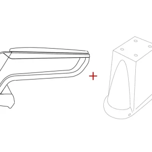 Bestseller Rati cotiera model Armster S cu piele eco neagră potrivită pentru Fiat 500 2008-2015