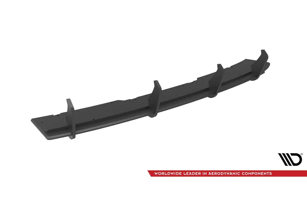 Preferatul clienților Adăugare tip Street Pro Maxton Design potrivită pentru difuzor pentru Audi A4 B9 sedan, break 2015-2019, lac negru