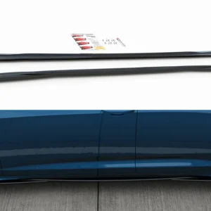 Aditive Maxton Design tip S6, S-Line potrivite pentru Audi A6 C8 sedan, Avant după 2019, lac negru Ofertă specială