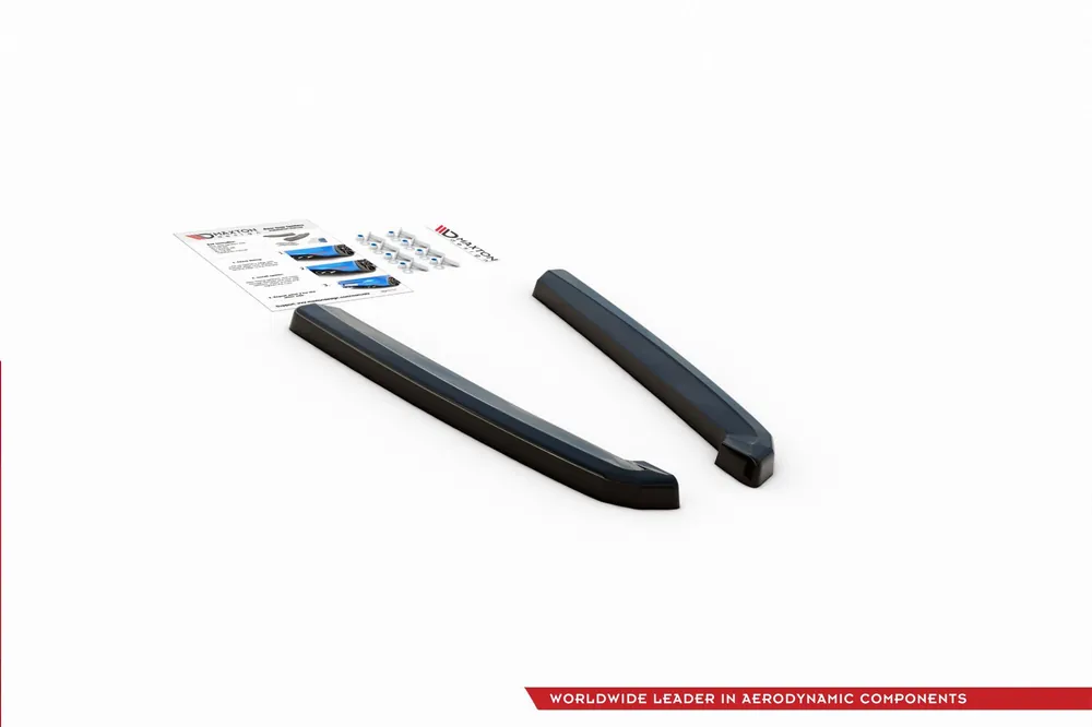 Noutate Extensii laterale Maxton Design potrivite pentru bara spate S-Line pentru Audi A7 C8 după 2017, culoare carbon