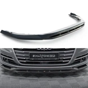 Vezi acum Spoiler Maxton Design potrivit pentru bara din față a Audi A8 D5 2017-2021, lac negru