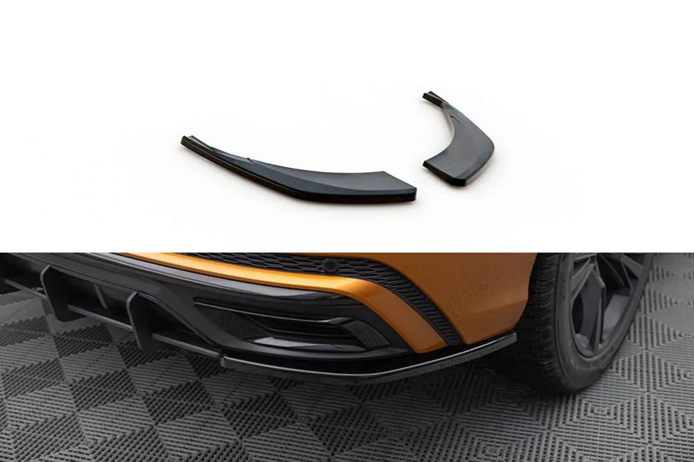 Extensii laterale Maxton Design potrivite pentru bara S-Line din spate a Audi Q8 după 2018, lac negru Doar azi