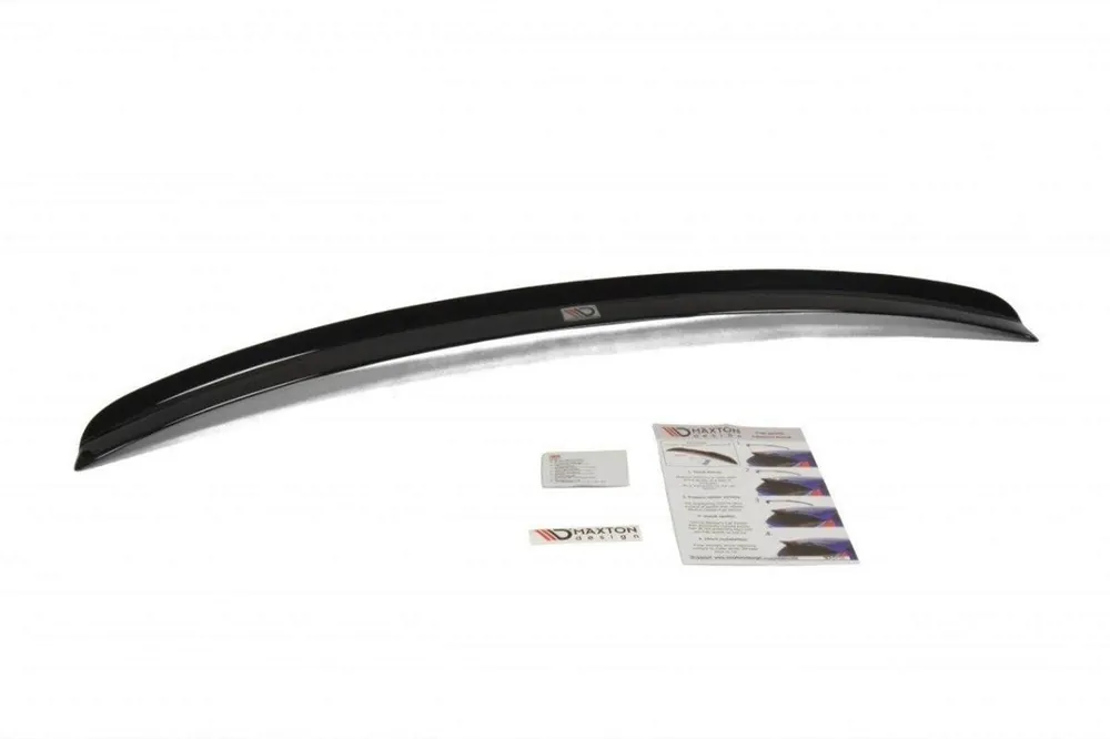 Cumpărături sigure Spoiler tip RS6 Maxton Design potrivit pentru Audi A6 C6 Avant 2008-2010, lac negru