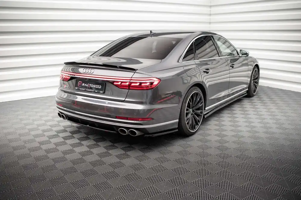 Retur gratuit Extensii laterale Maxton Design potrivite pentru bara spate a Audi S8 D5 2019-2021, culoare carbon