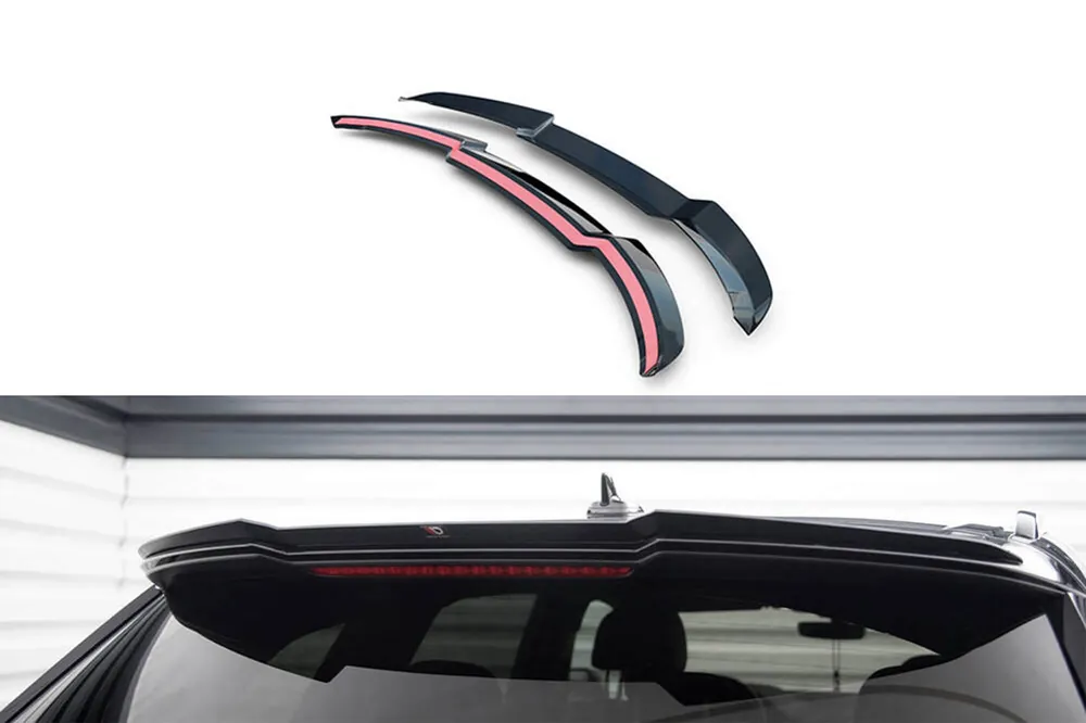 Ieftin Spoiler Maxton Design potrivit pentru Audi Q7 S-Line, SQ7, capac de bagaje, 2015-2019, 2019-2023, după 2023, lac negru