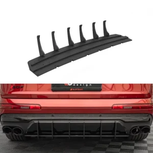 Adăugare tip Street Pro Maxton Design potrivită pentru difuzor pentru Audi Q7 S-Line, SQ7 după 2019, negru mat Preferatul clienților