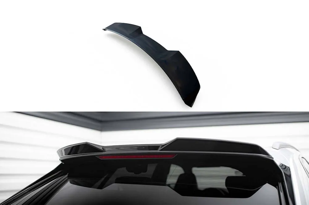 Spoiler Maxton Design pentru acoperișul Audi SQ8, Q8 S-Line 2018-2023, lac negru Chilipir