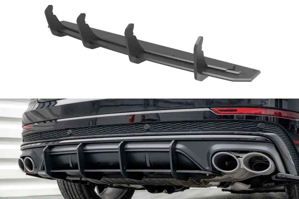 Mai ieftin Extensie difuzor Maxton Design potrivită pentru Audi SQ8 2019+, negru mat