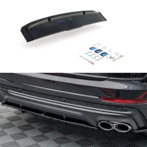 Adăugare Maxton Design pentru difuzor potrivit pentru Audi SQ8 după 2019, lac negru Lichidare de stoc