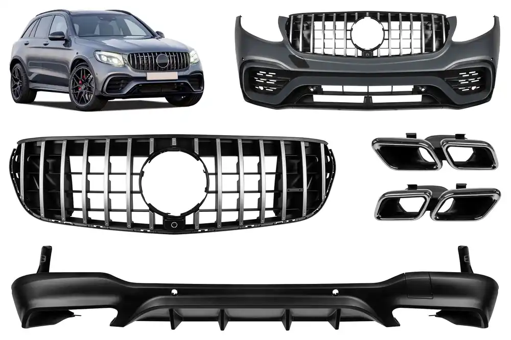 Un pachet de design tip 63 potrivit pentru Mercedes GLC X253 2015-2019 Promoție
