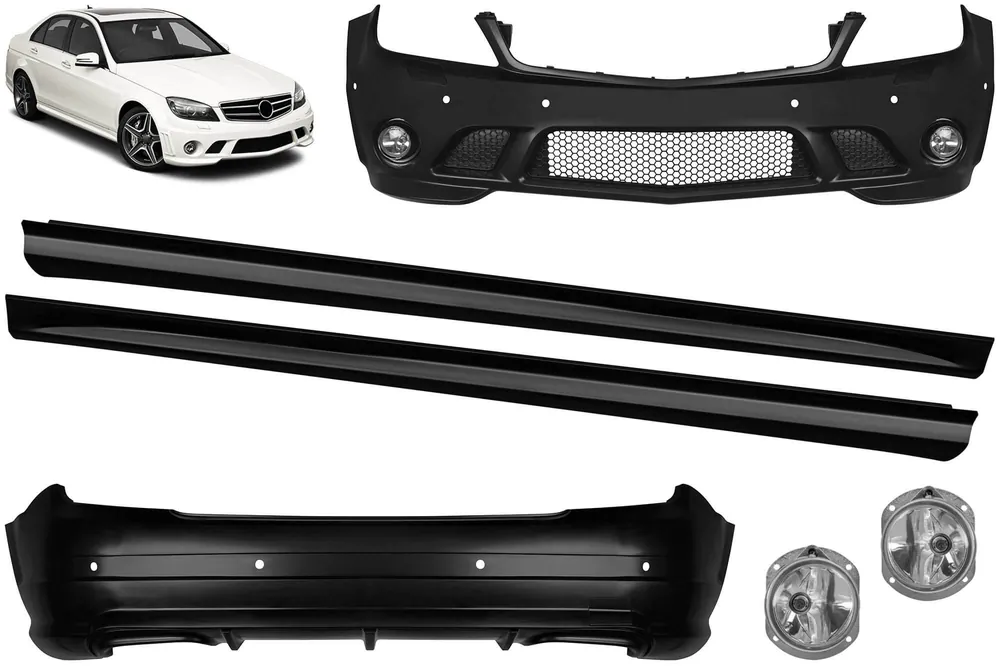 Chilipir Un pachet de design tip C63 potrivit pentru Mercedes C-Class W204 sedan 2008-2010