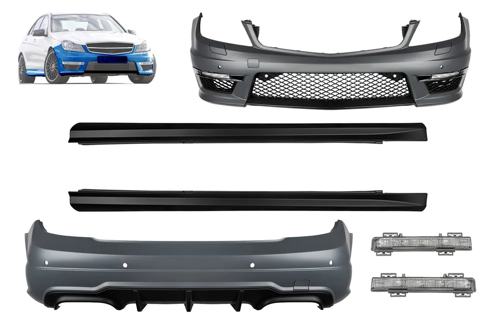 Un pachet de design tip C63 potrivit pentru Mercedes C-Class W204 sedan 2011-2013 Reducere