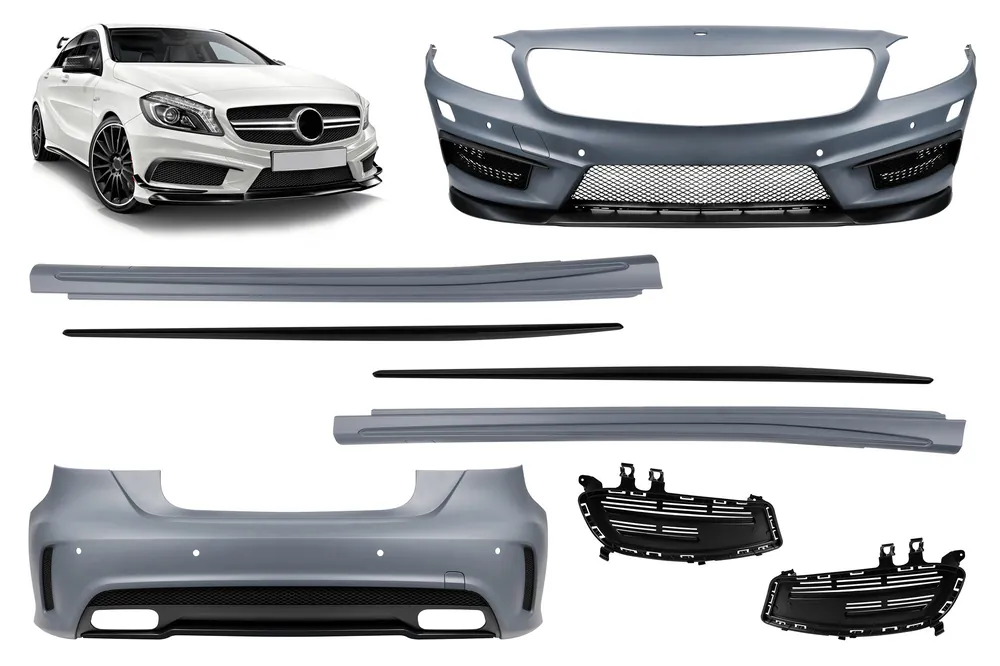 Disponibil imediat Un pachet de design tip A45 potrivit pentru Mercedes Clasa A W176 hatchback 2012-2018
