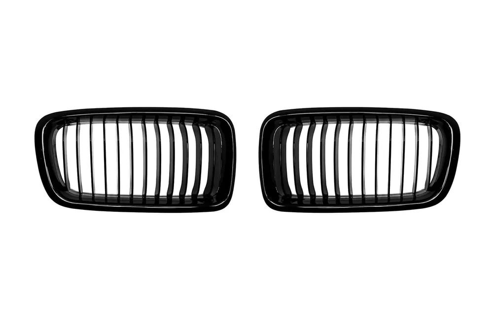 Ofertă de sezon Grile rinichi cu nervuri unice vopsite în negru, potrivite pentru BMW Seria 7 E38 1994-2001