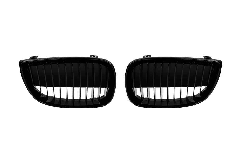 Grile rinichi negre potrivite pentru BMW Seria 1 E81, E87 2004-2007 Disponibil imediat