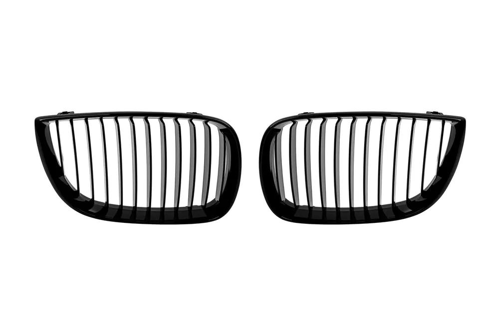 Grile rinichi cu nervuri unice vopsite în lac negru, potrivite pentru BMW Seria 1 E81 3 uși, E87 5 uși 2004-2007 Cumpără acum