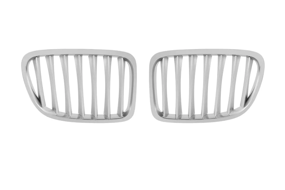 Expediere rapidă Grile rinichi cromate/gri potrivite pentru BMW X1 E84 2009-2015