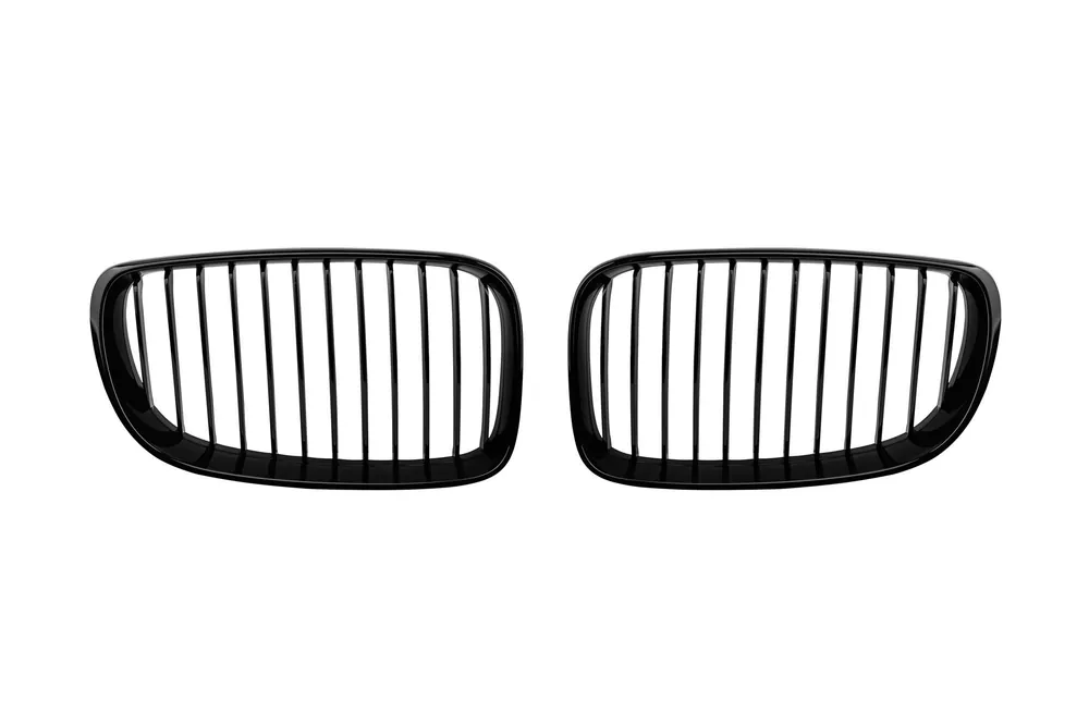 Grile rinichi negre potrivite pentru BMW Seria 1 E81, E82, E87, E88 2007-2011 Reducere de preț