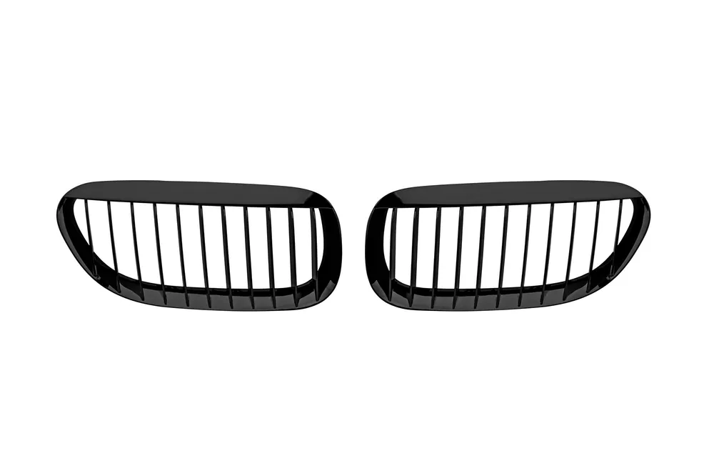 Grile rinichi negre potrivite pentru BMW Seria 6 E63 coupe, E64 cabrio 2004-2011 Vezi acum
