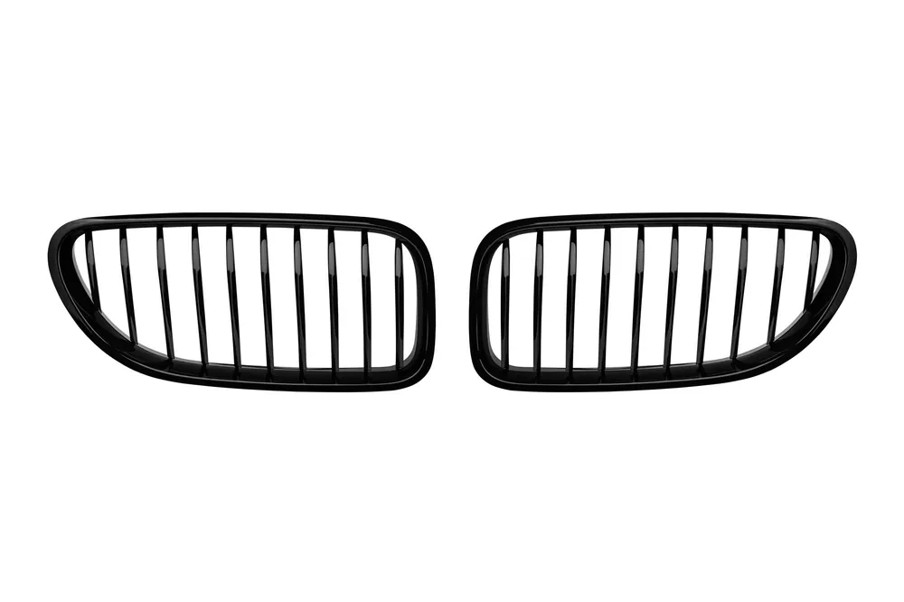 Grile rinichi negre potrivite pentru BMW Seria 6 F06 Gran Coupe, F12 Cabriolet, F13 Coupe 2011-2018 Preț mic