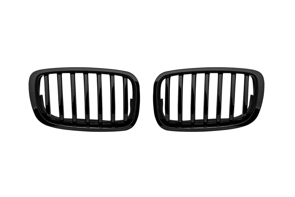Grile rinichi negre potrivite pentru BMW X6 E71 2011-2014 Livrare gratuită