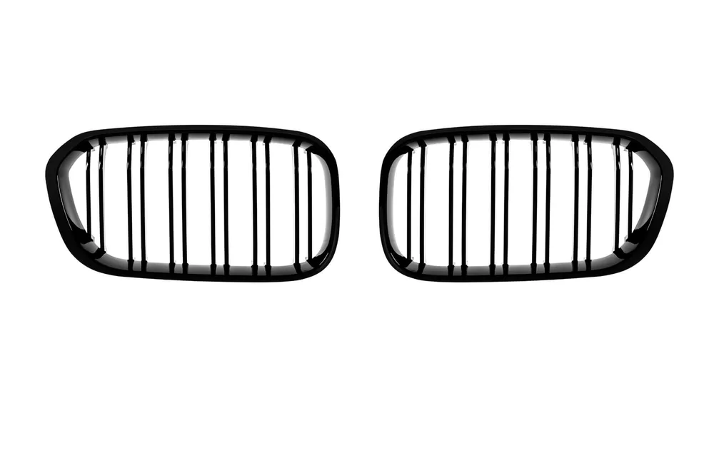 Livrare gratuită Răcitor cu nervuri duble vopsit în negru, potrivit pentru BMW Seria 1 F20, F21 2015-2019