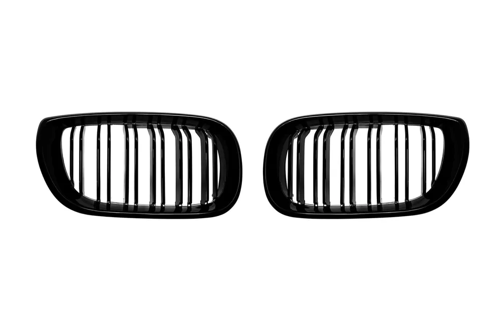 Reducere extra Răcitor cu nervuri duble vopsit în negru, potrivit pentru BMW Seria 3 E46 sedan, E46 touring 2001-2005