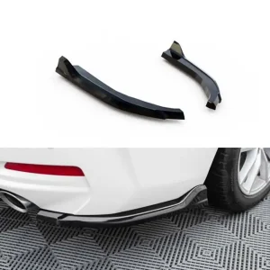 Vezi acum Extensii laterale Maxton Design potrivite pentru bara spate a BMW Seria 3 G20 sedan, G21 break după 2022, lac negru